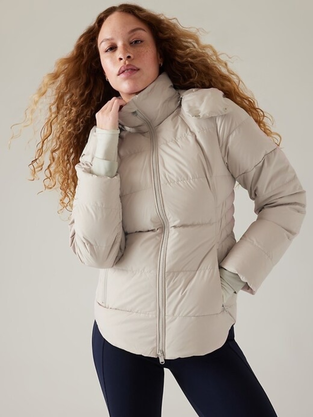 Athleta Downtown Jacket in colour Abalone